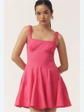 Anthropologie Drop waist mini dress